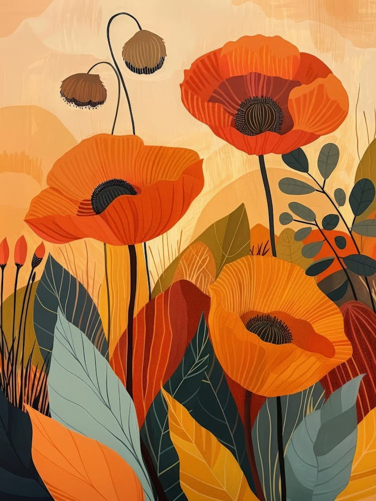 Poppies Canvas Print 2