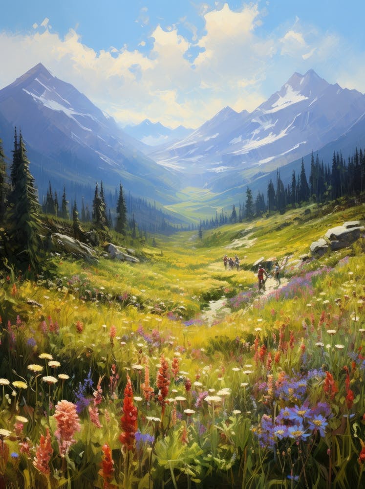 Wildflowers In The Mountains