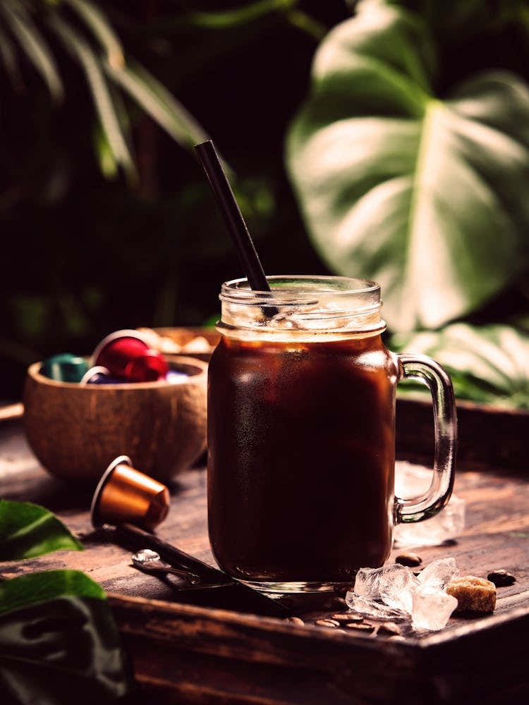 Coffee In A Jar - coffee vintage poster, coffee poster