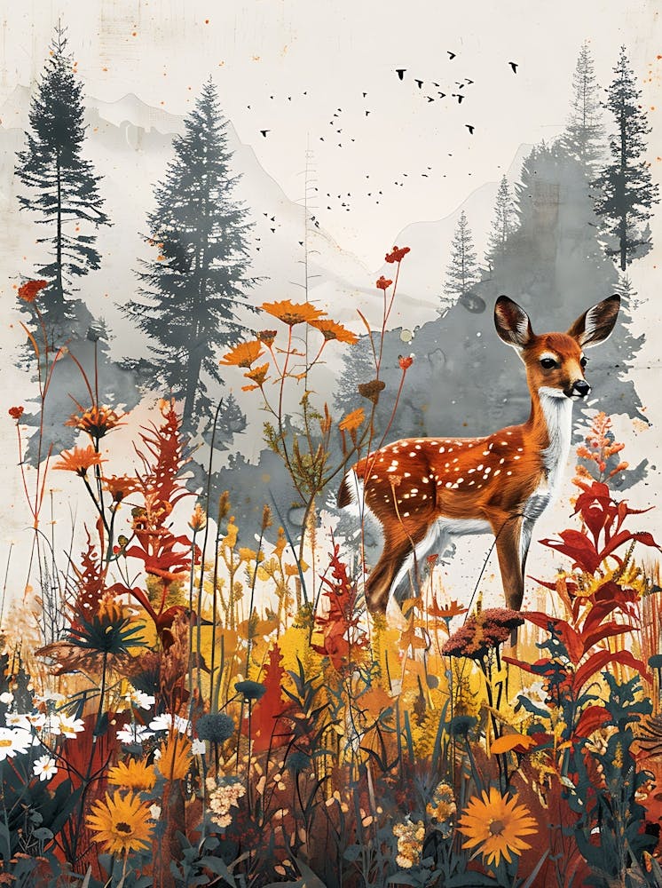 Deer In The Meadow