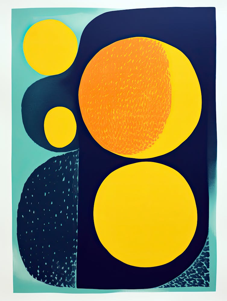 Tidal Whispers Harmonic Psychedelic Art