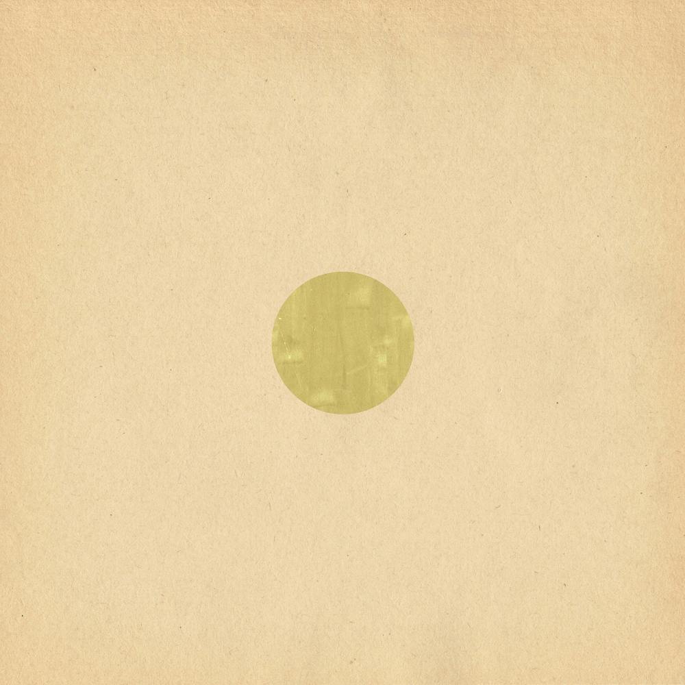 Minimalist pastel green circle