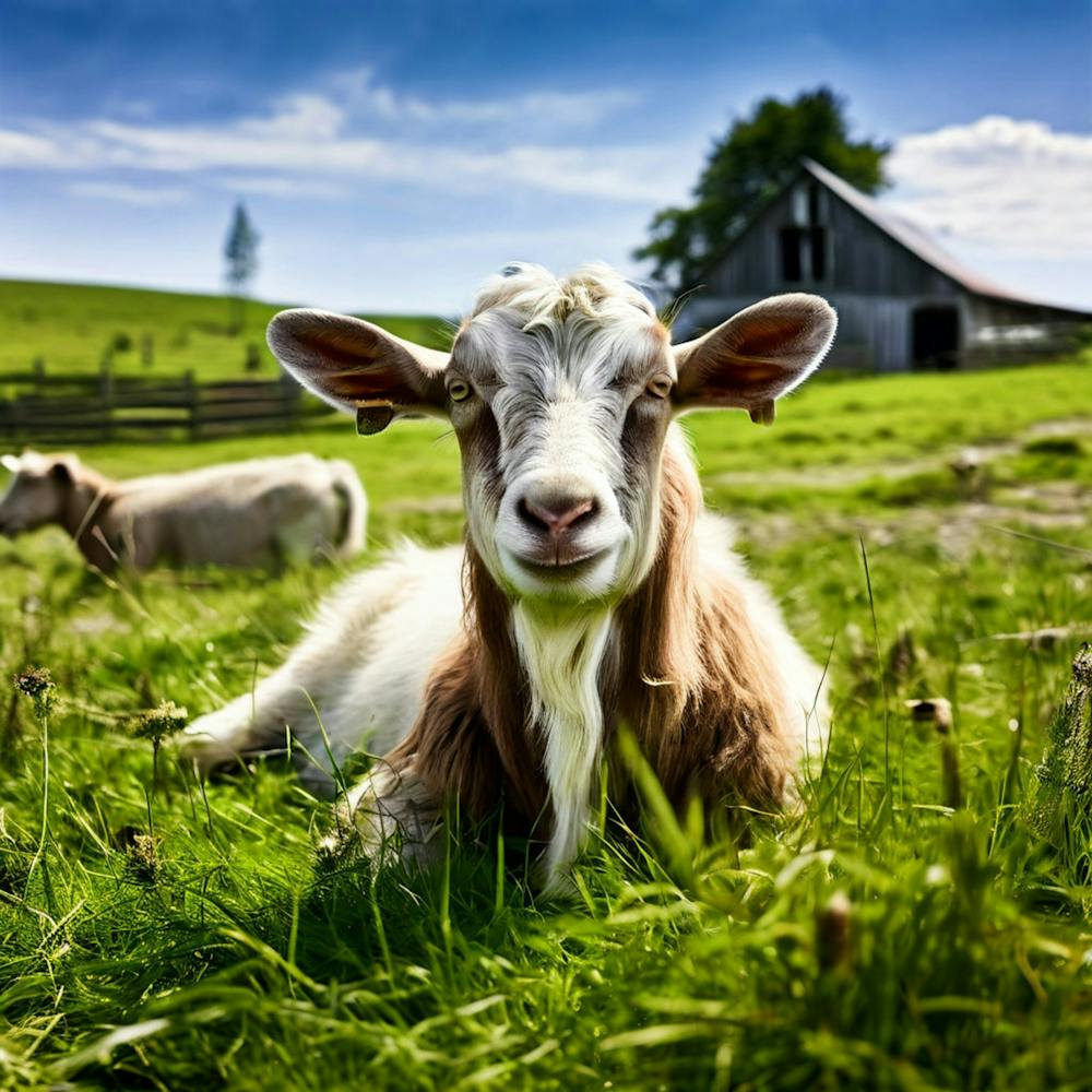 Pasture Rural Farm Goat Nature Farming Natural Countryside Animal Herd Agriculture Meadow (1)