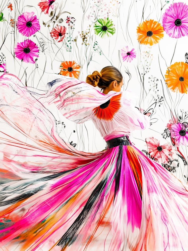 'Floral Dance' Mexican art
