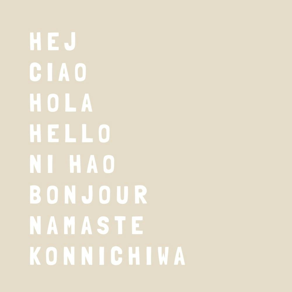 Bonjour Différentes Langues 06
