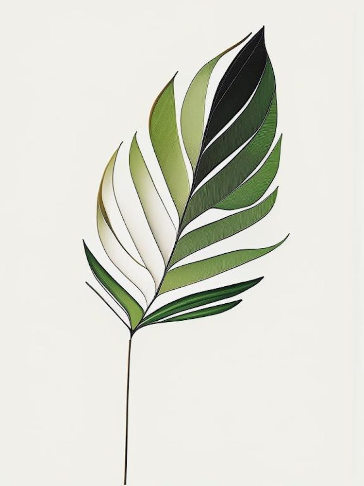 Olive Leaf Abstract 2