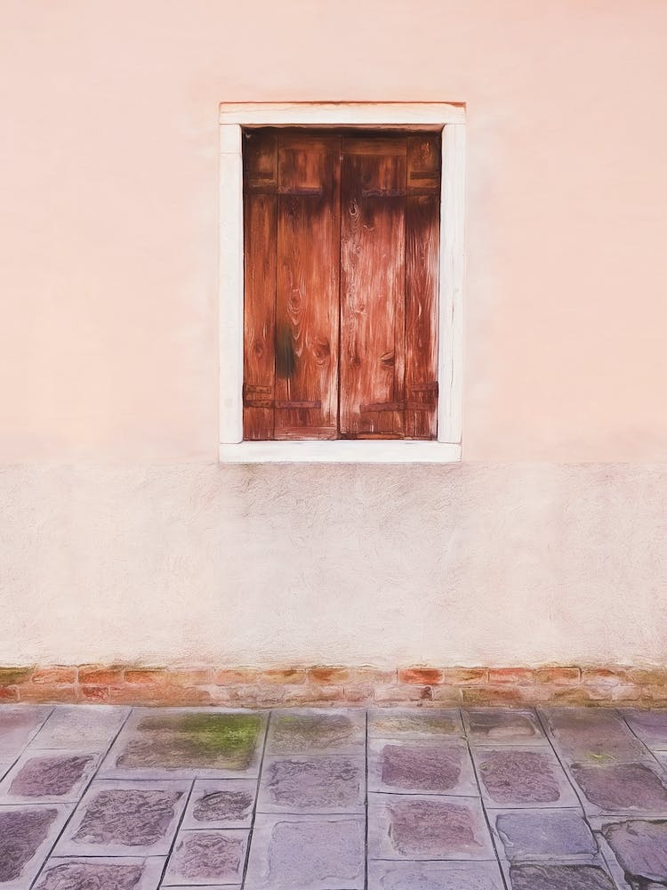 Shuttered Window Of Murano