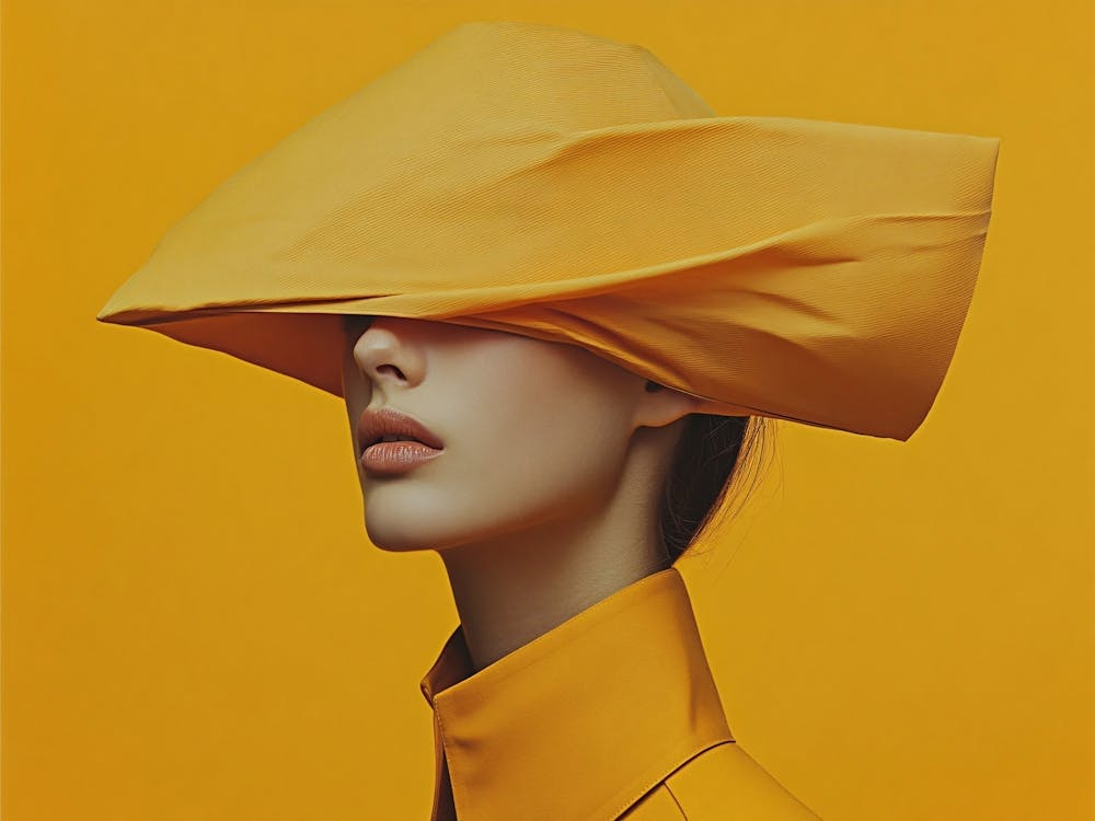 Portrait Of A Woman With A Hat