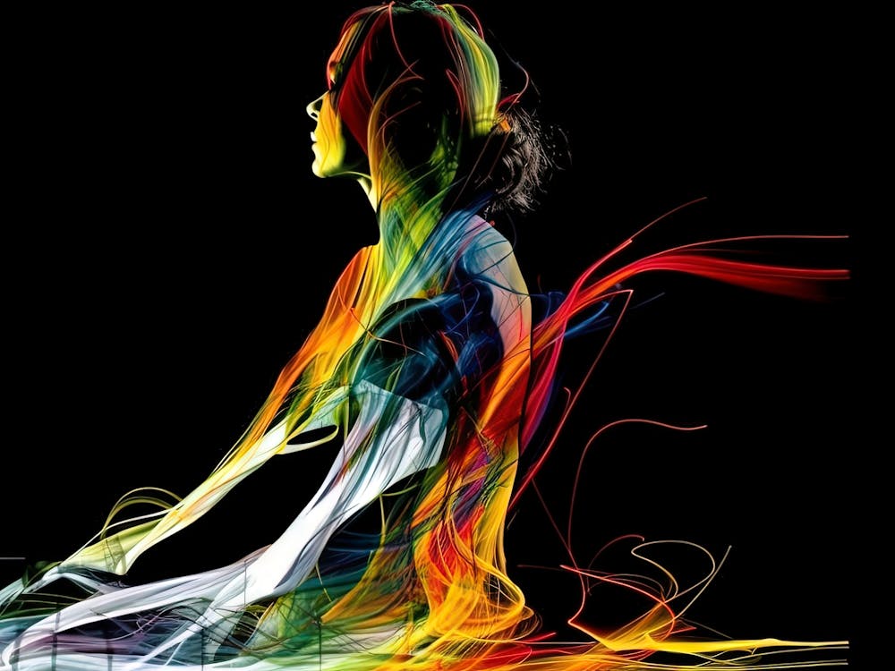 Meditating Woman