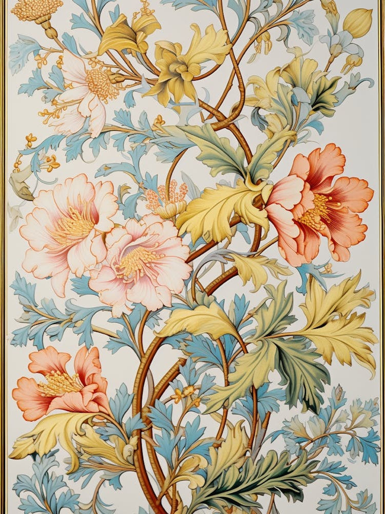 Victorian Floral Painting