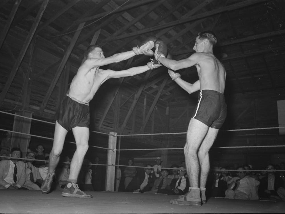 Start Of An Amateur Boxing Match, Rayne, Louisiana By Russell Lee