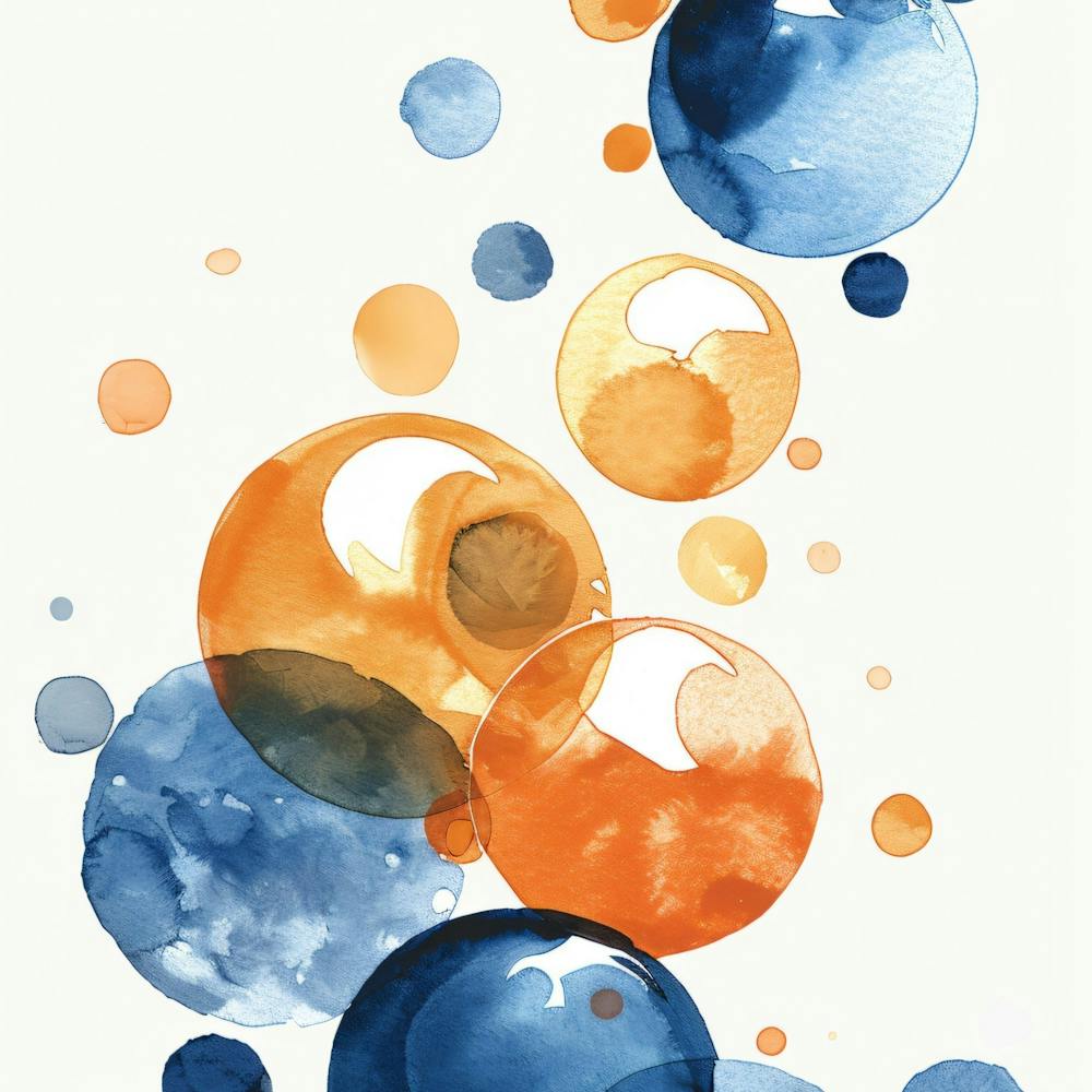 Watercolor Bubbles 2