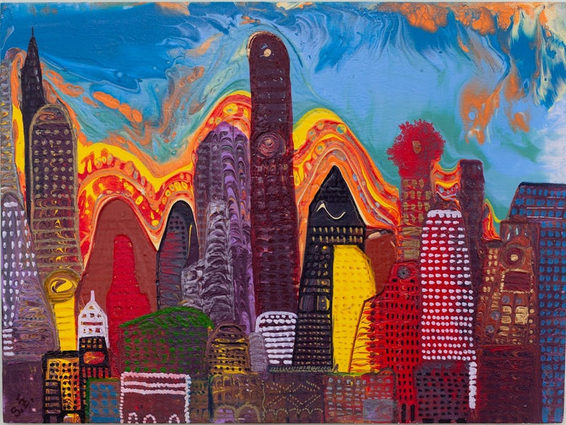 "Abstract city during the day"