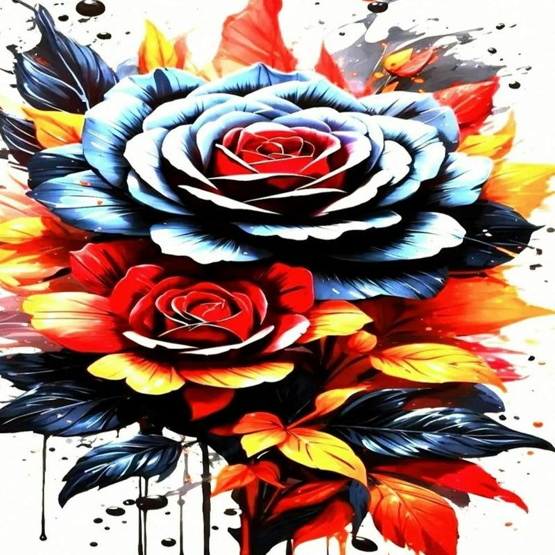 Roses And Leaves