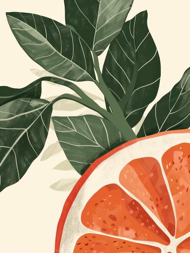 Guava Close Up Illustration 2
