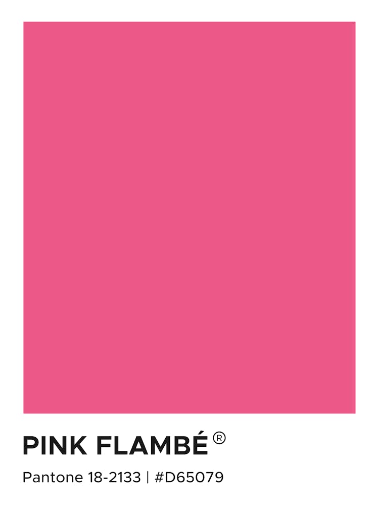 Pink Flambe Pantone