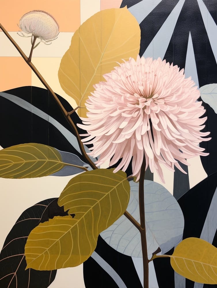 Flower Illustration Bergamot 2