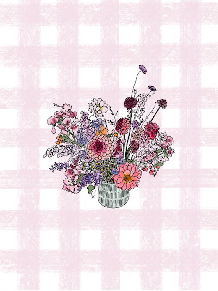 Flower Arrangement In A Vase