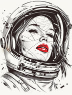 Girl In Spacesuit