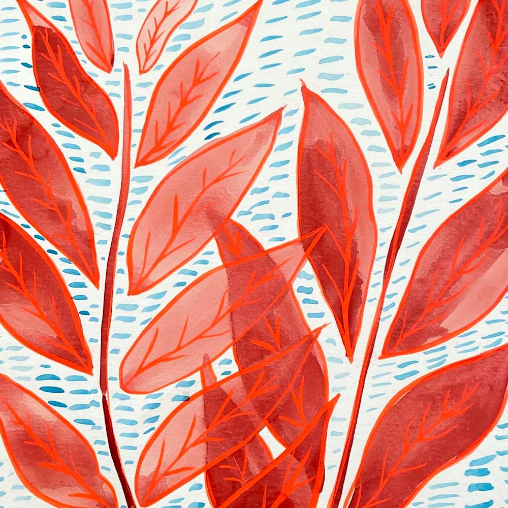 Feuilles Rouges 1