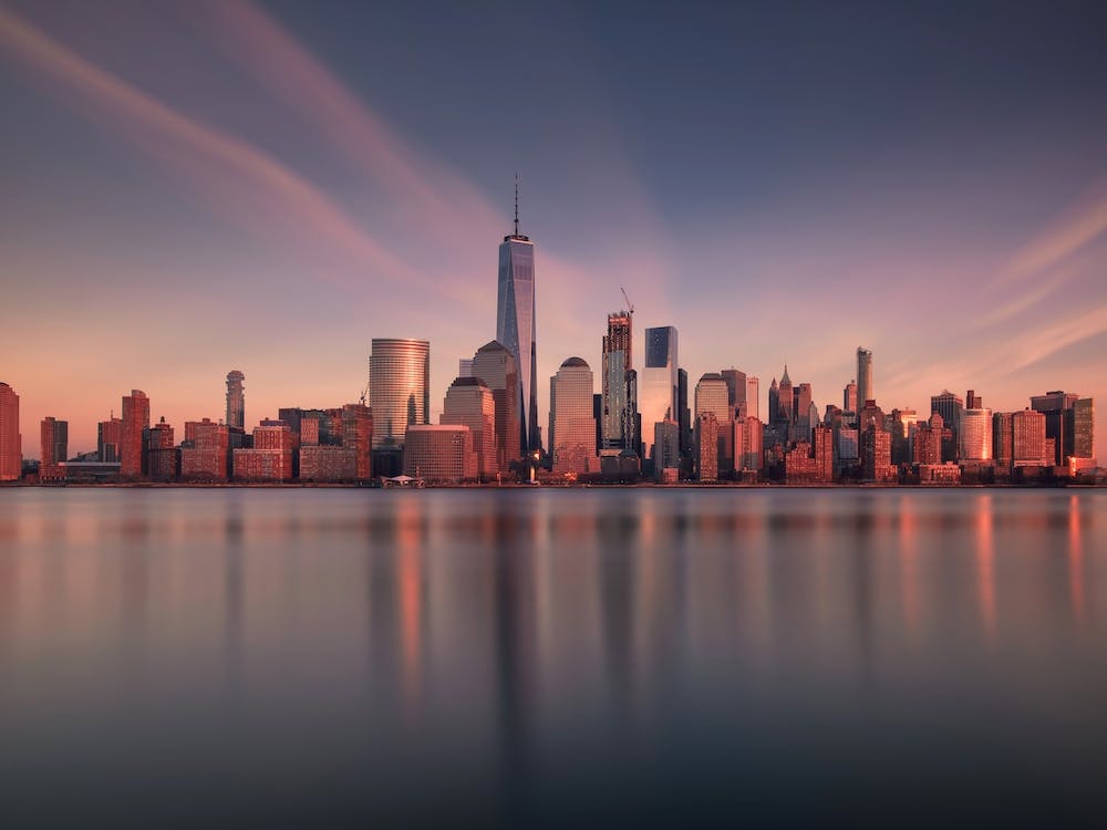 Lower Manhattan At Dusk