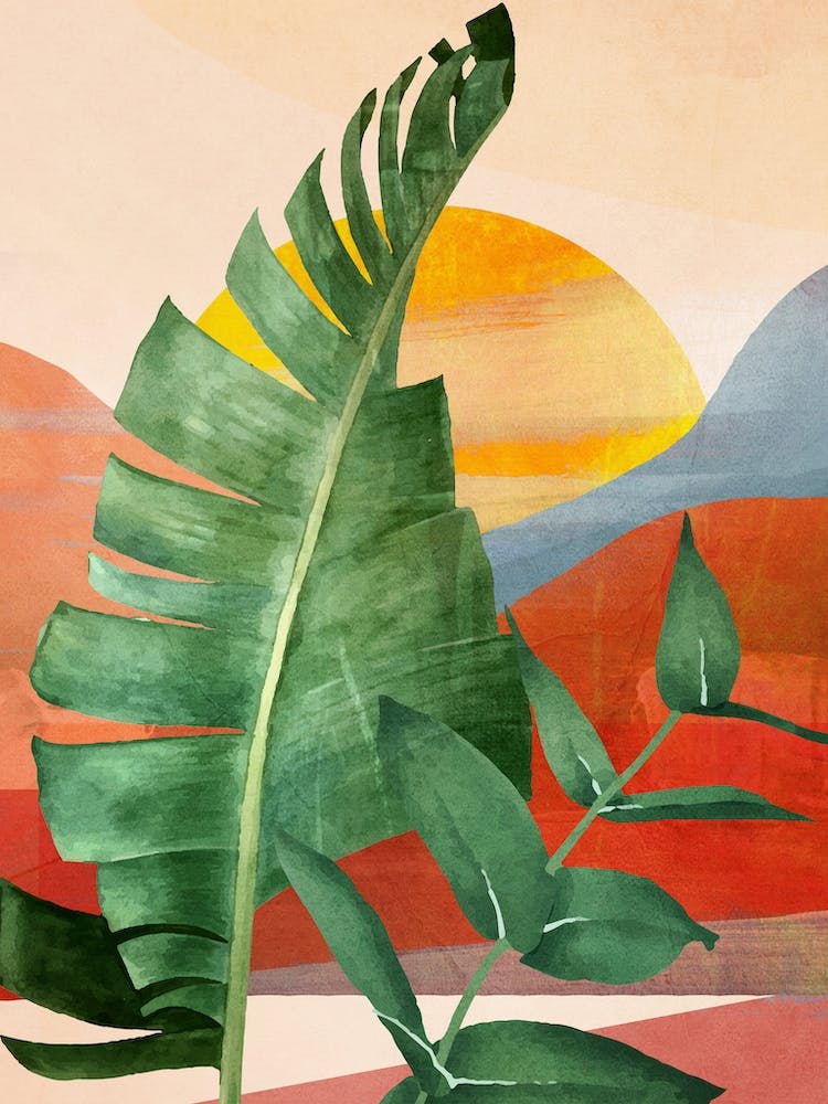 Tropical Summer Abstract Art 13