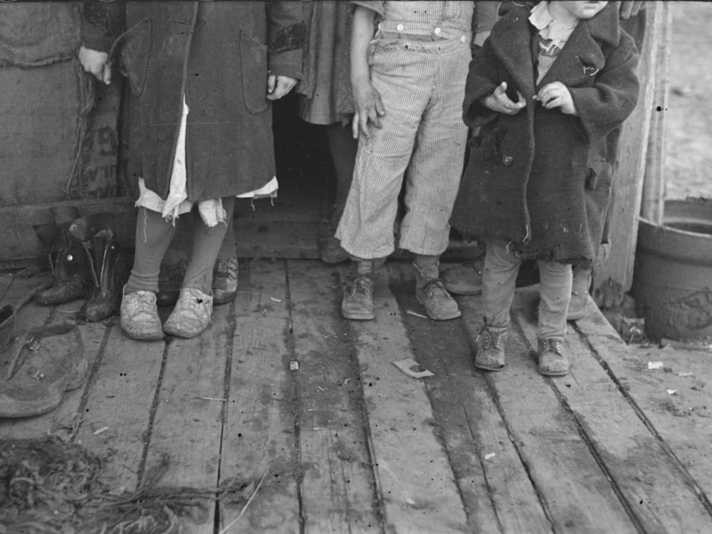 Children S Shoes And Clothes, Alfred Atkinson Family Near Shannon City, Ringgold County, Iowa By Russell Lee