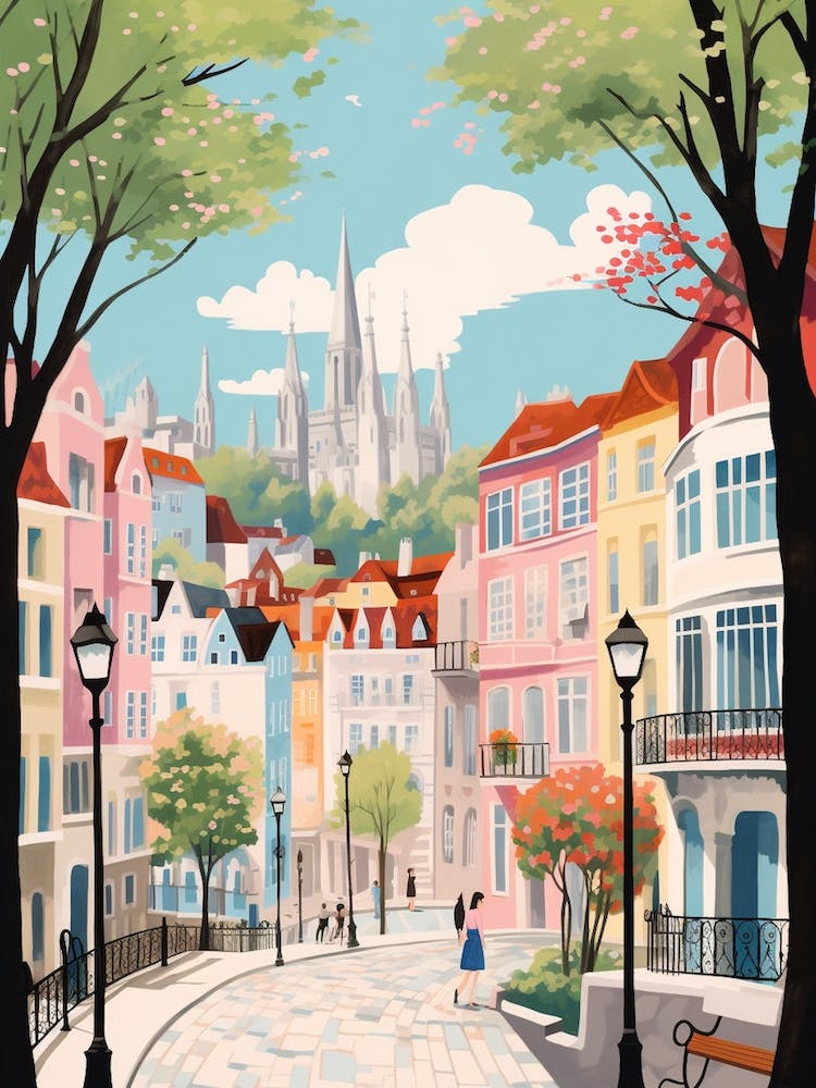 Santander Spain 1 Illustration