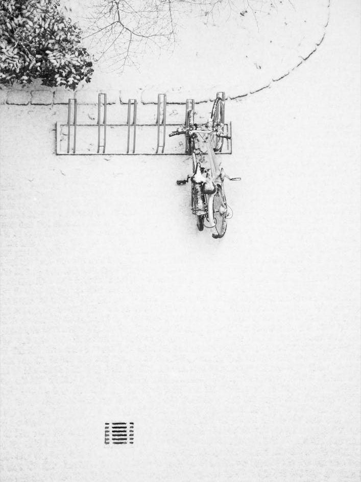Winter White Bikes