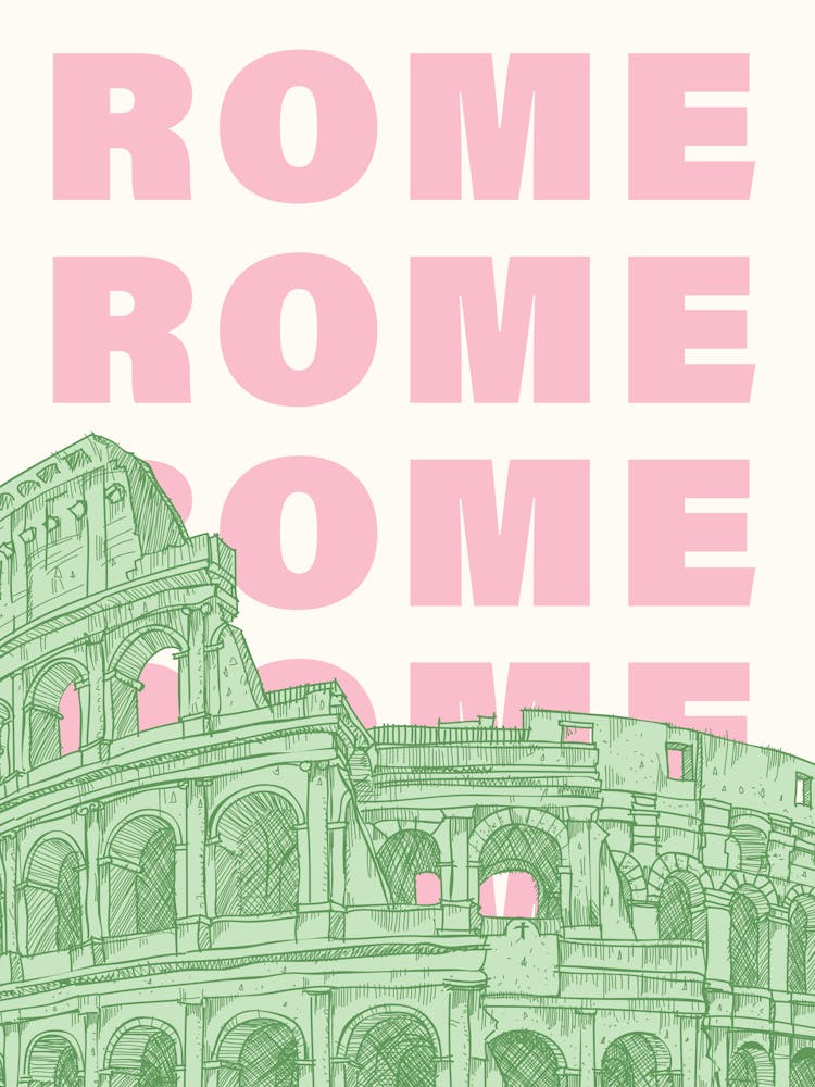 Rome Italy Travel Aesthetic