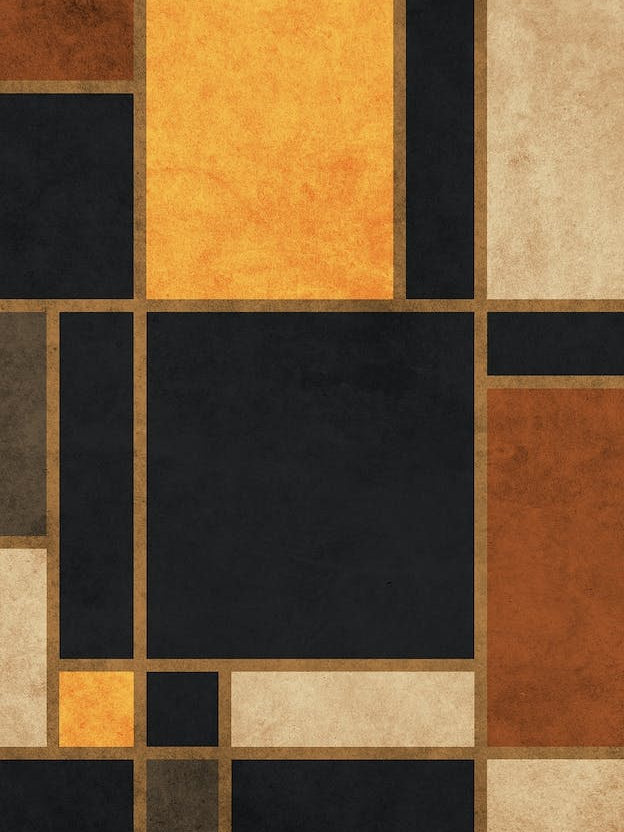 Mondrian Grid Black 2