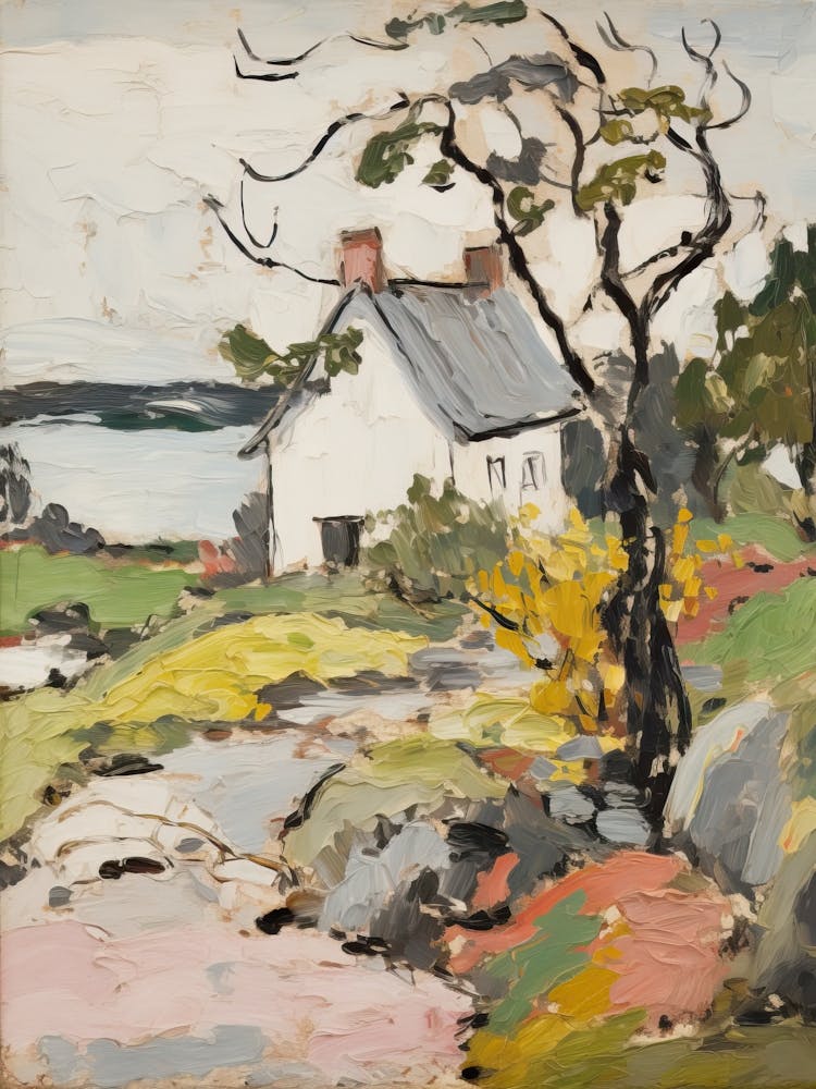 A Cottage In The English Country Side Painting 8