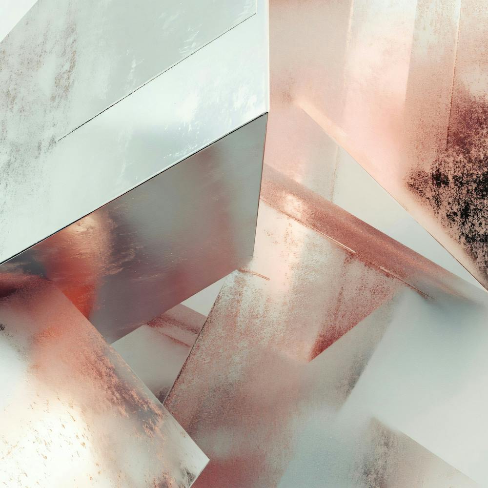 Abstract Abstract Pink and White