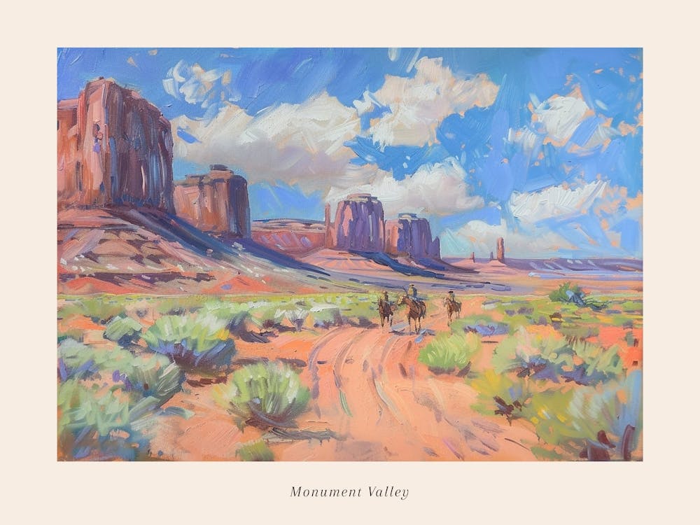 Western Landscapes Monument Valley 1 Poster