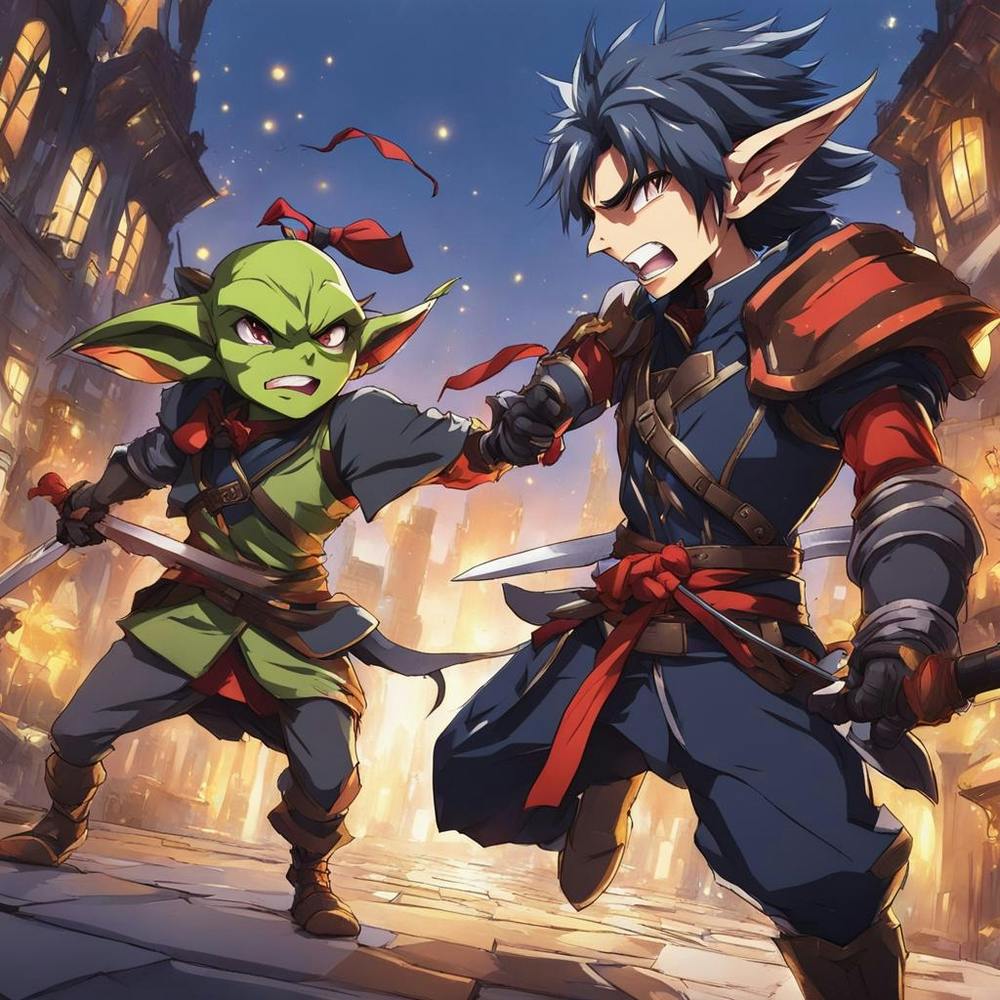 Goblin Fight Human 2