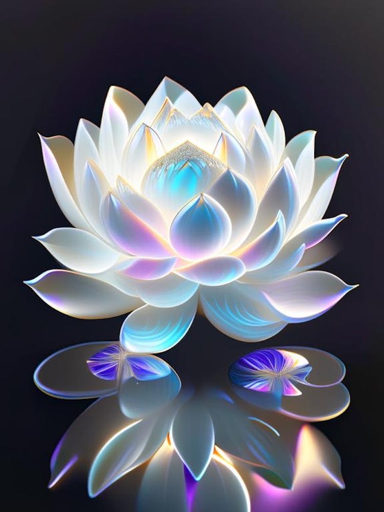 White Lotus Holographic 1