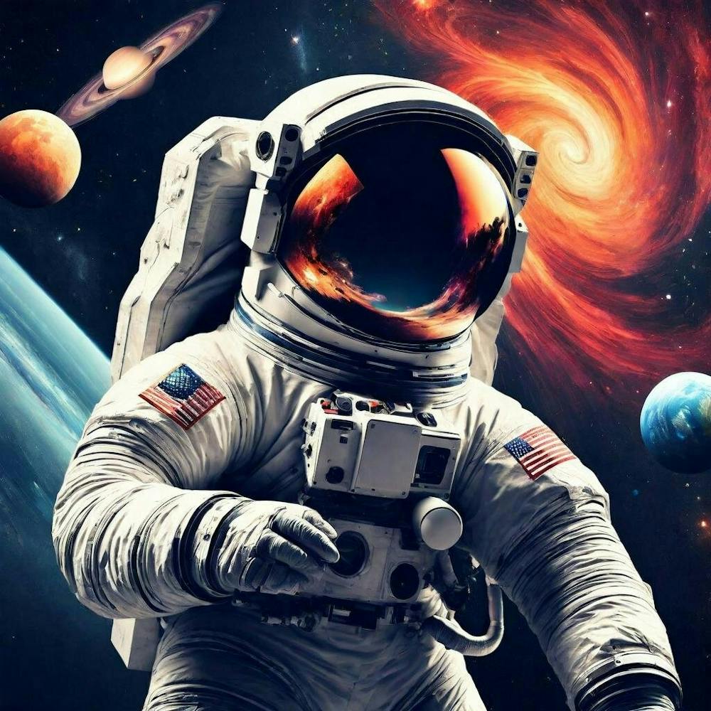 Astronaute Dans L'Espace 4