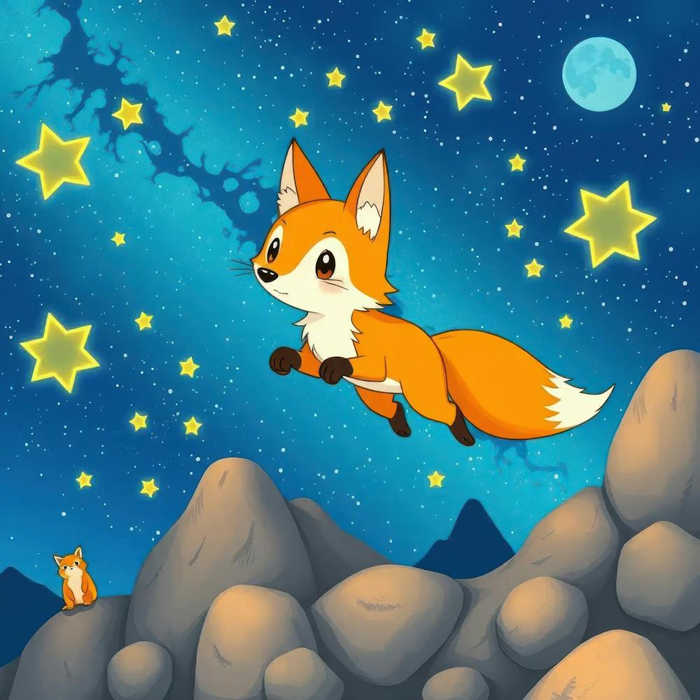 Fox In The Night Sky 2