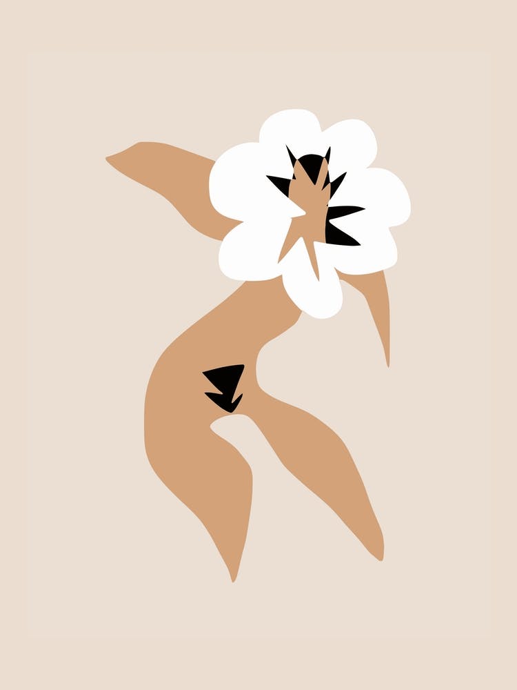 White Floral Twerk