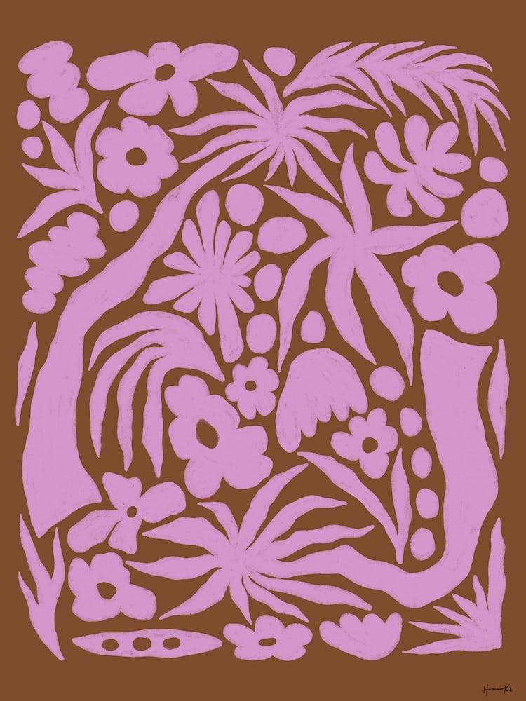Tall Trees And Flowers
