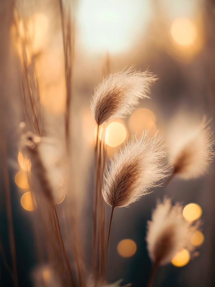 Pampas Grass At Sunrise