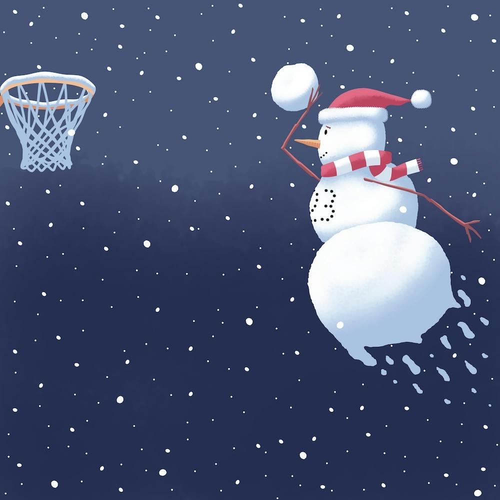 Dunking Snowman