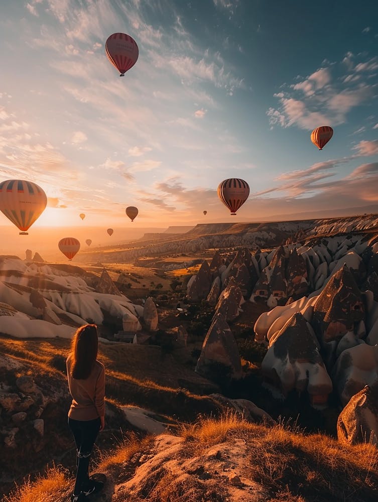 Heißluftballons in Kappadokien 2