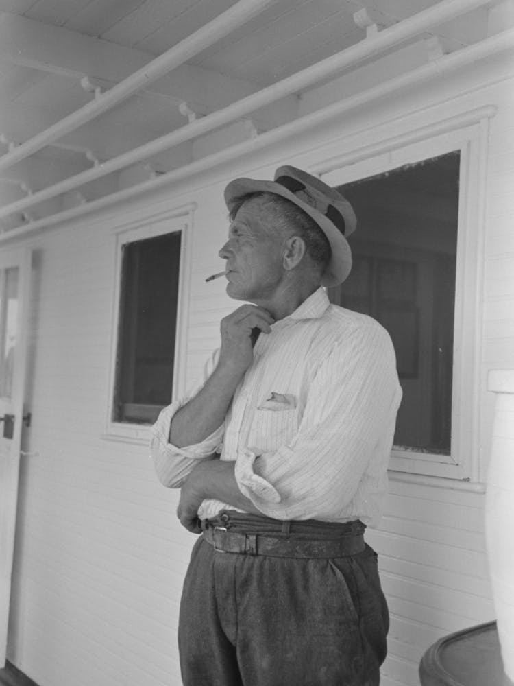 Untitled Photo, Possibly Related To Oyster Fisherman Of Olga, Louisiana, Aboard El Rito, Captain Of This Boat