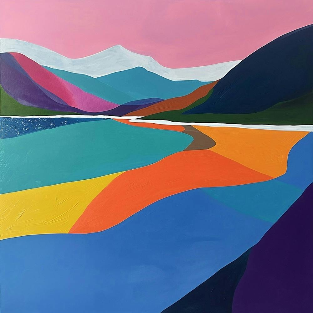 Colourful Abstract Abisko National Park Sweden 3