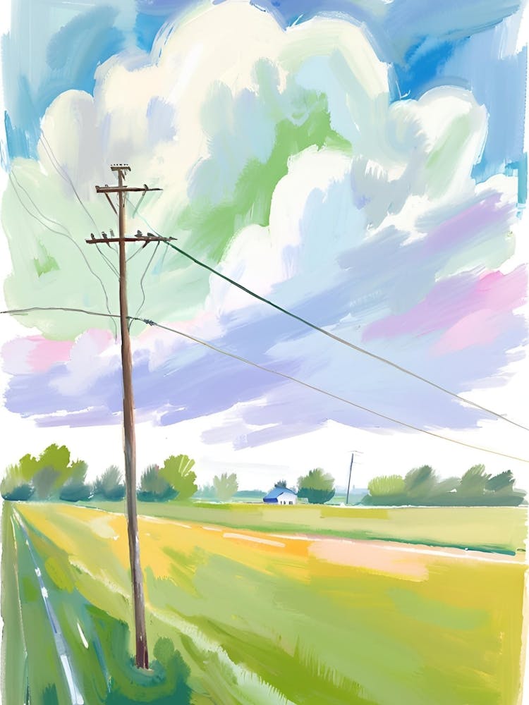 Of A Telephone Pole