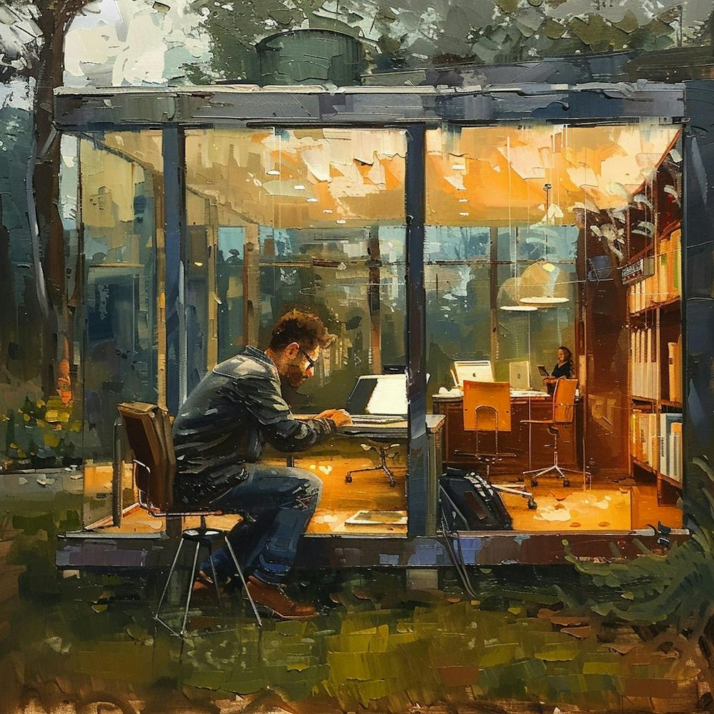 A Startup Incubator Oil Painting Illustration 1718666902 4