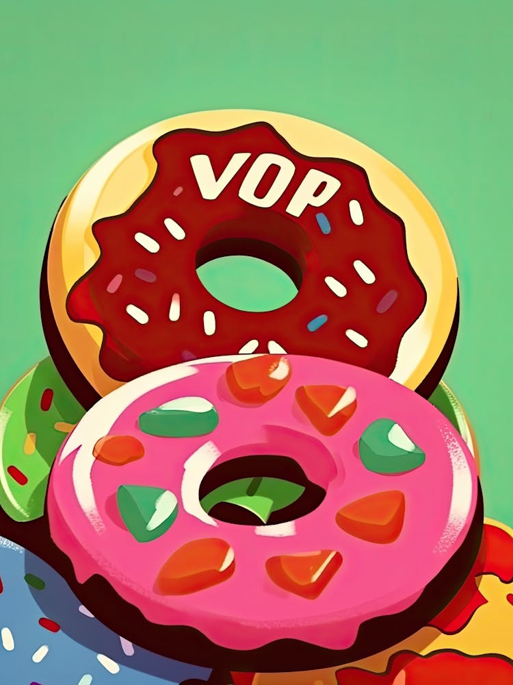 Classic Donuts Illustration 5