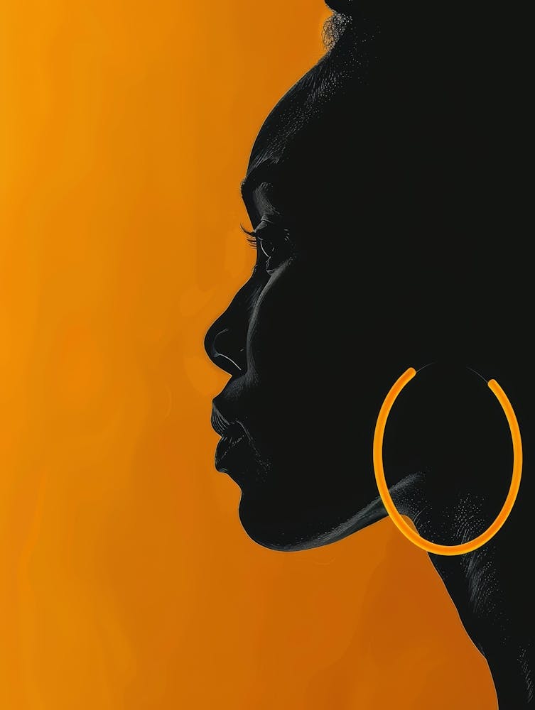 Silhouette Of A Woman 90
