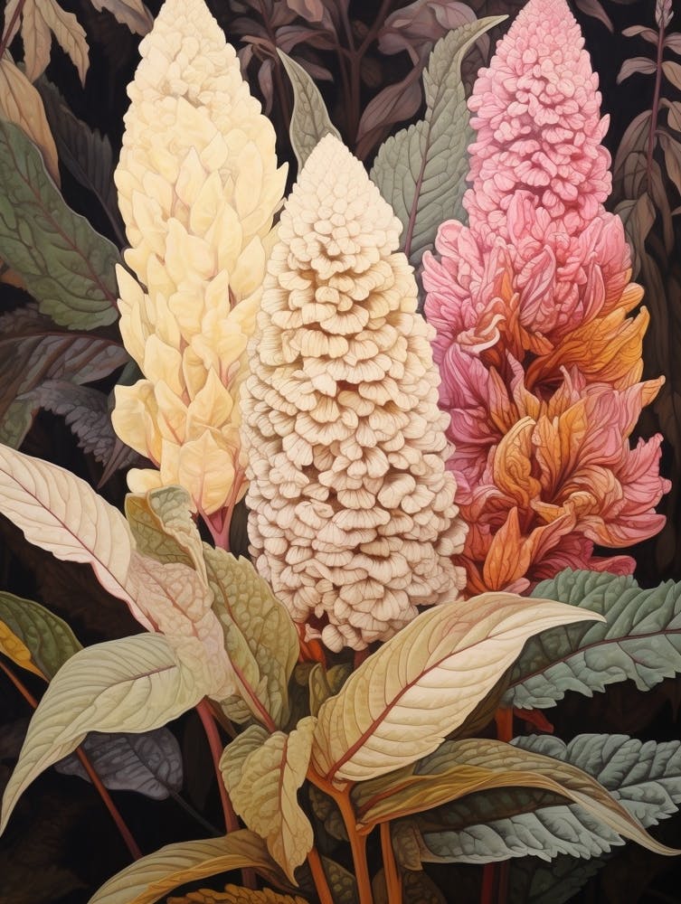 Blumen-Illustration Celosia 1